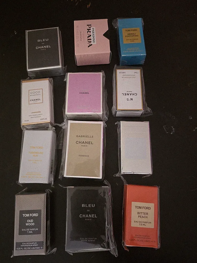 Chanel, Tom Ford, Prada Perfume Miniatures Lot of 11 Collectible Fragrances