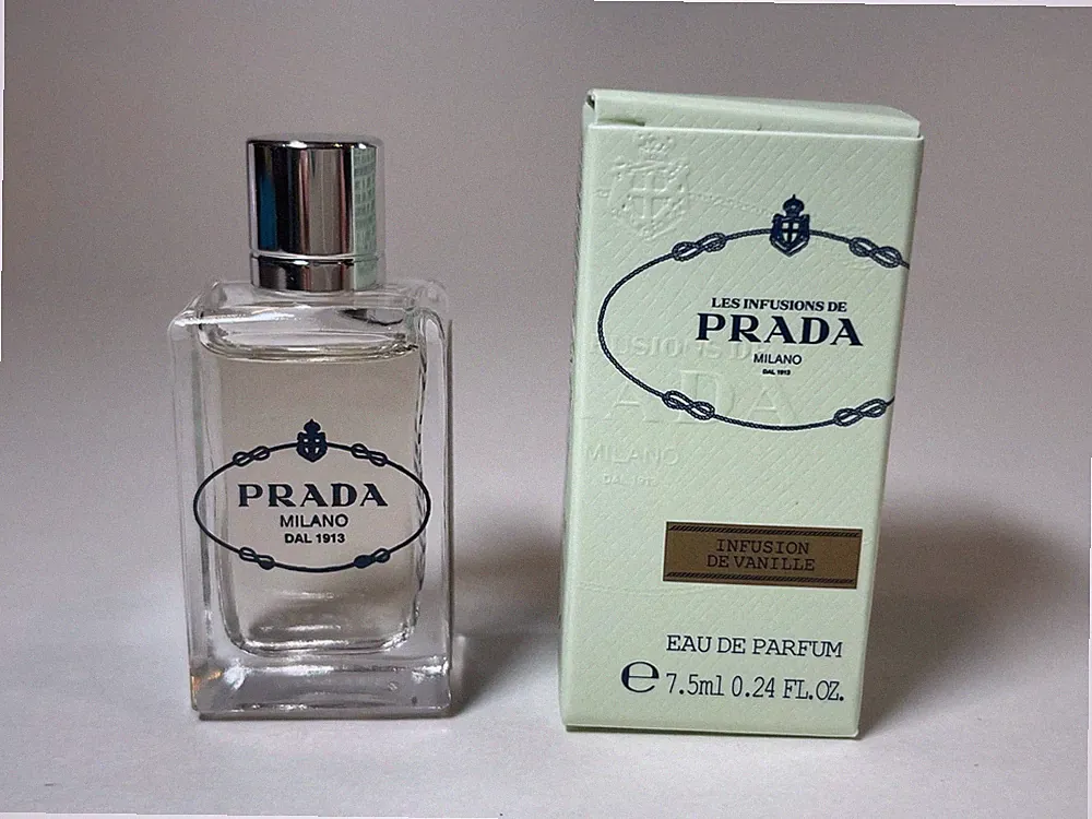 Les Infusions de Prada Vanille edp Perfume Mini Travel Size .24 fl oz| 7.5ml New