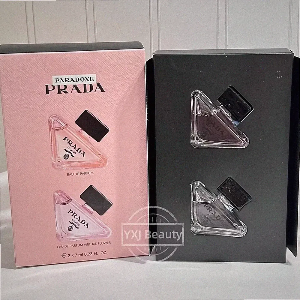 New 2PC PRADA Paradoxe EDP Perfume Women Splash Travel Mini Set~2x 7ml/0.23oz