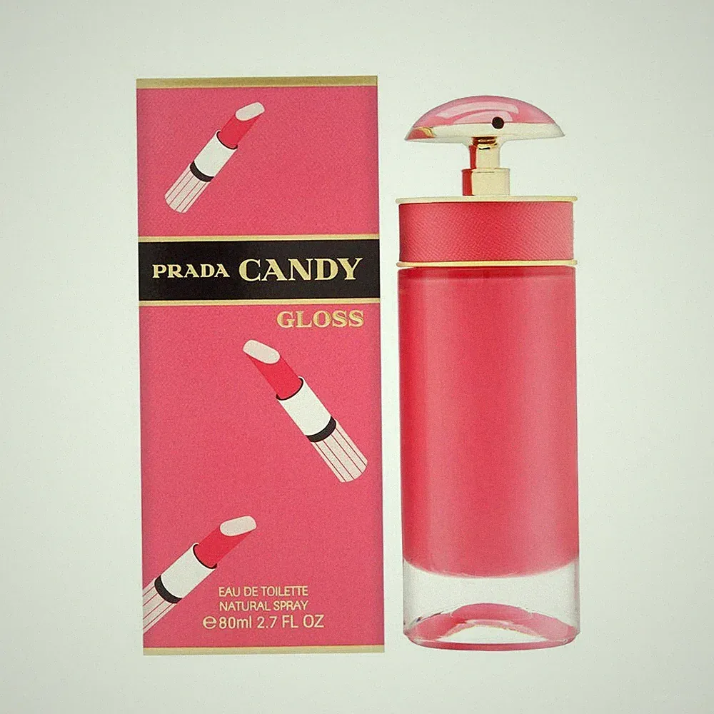 Prada Candy Gloss Eau De Toilette Spray for Women 2.7 Ounce