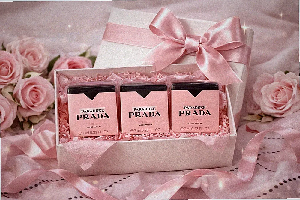 Prada Paradoxe Mini Perfume Gift Set 💖 Authentic Travel Size Bundle 7ml x3”